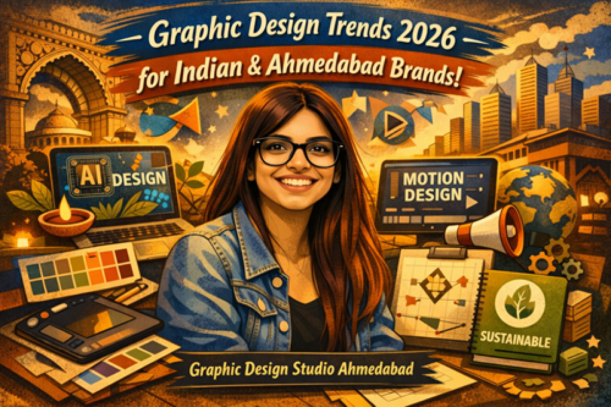 Graphic Design Trends 2026: What Indian & Ahmedabad Brands Must Follow