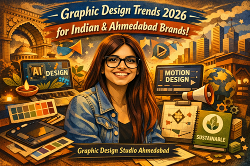 Graphic Design Trends 2026: What Indian & Ahmedabad Brands Must Follow