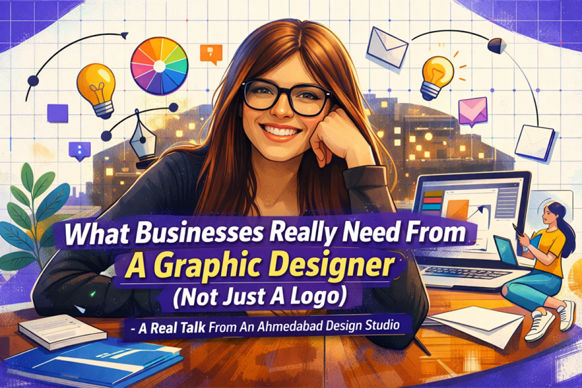 What Businesses Really Need From A Graphic Designer (Not Just A Logo) — A Real Talk From An Ahmedabad Design Studio