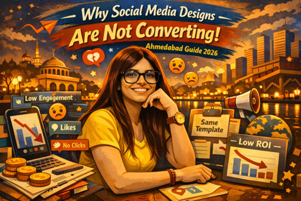 Why Your Social Media Designs Are Not Converting (Ahmedabad Business Guide 2026)